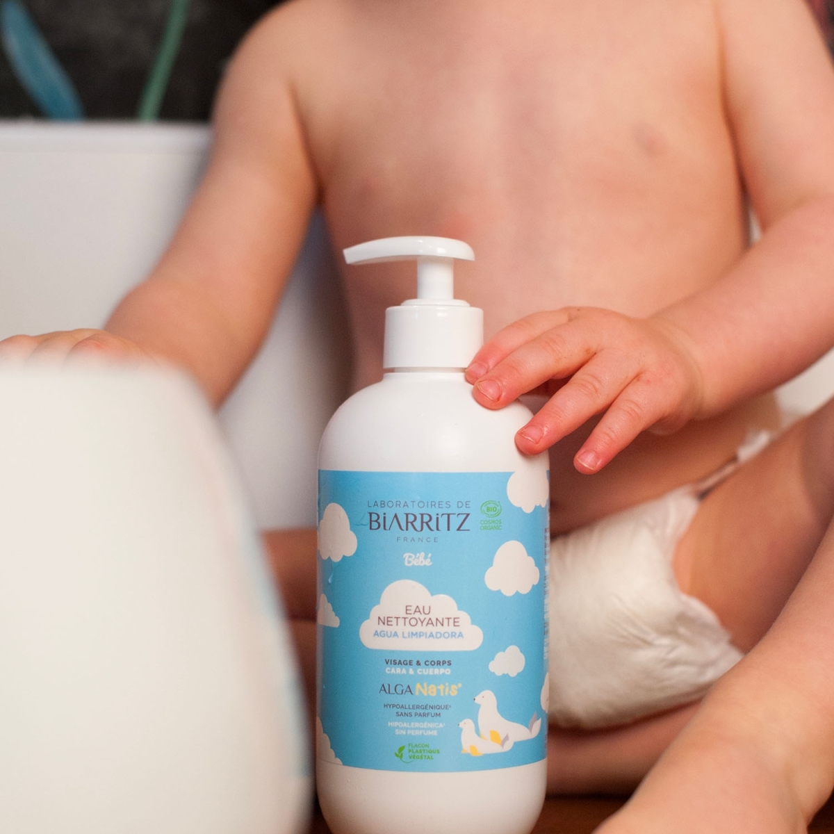 Bio zertifiziertes Babypflege Mizellenwasser