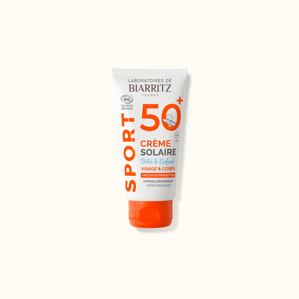 Crème solaire bébé & enfant sport SPF50+