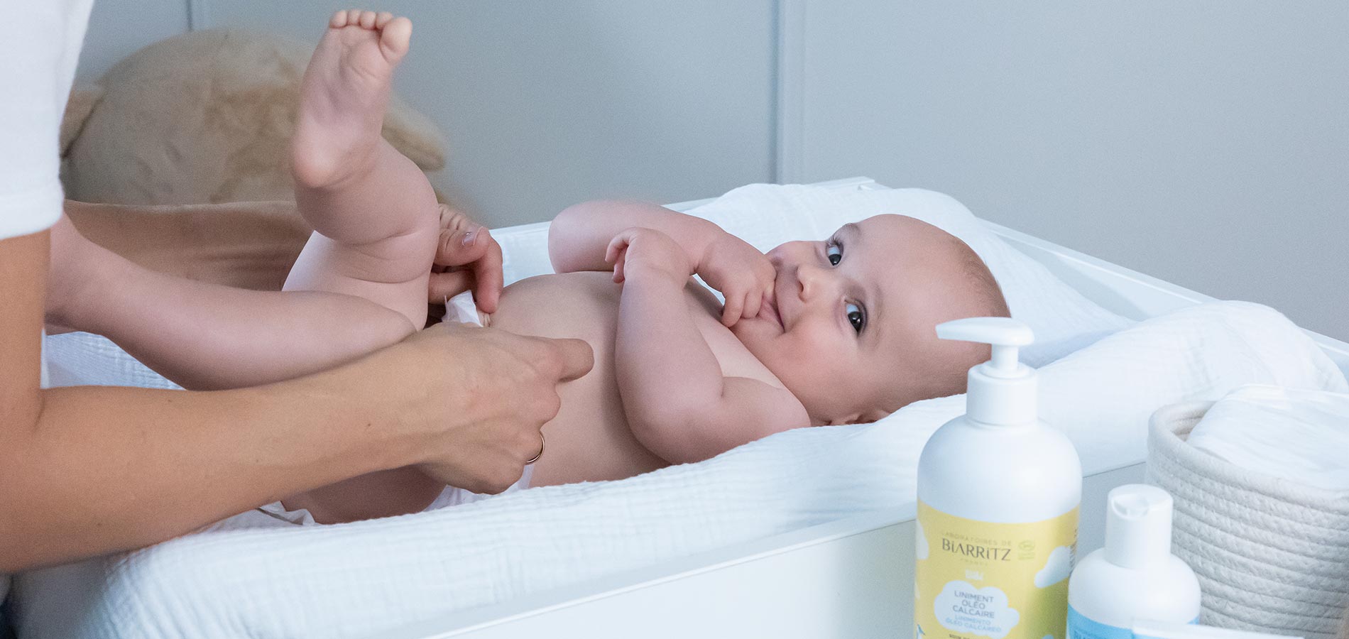 Liniment oléo-calcaire GIFRER : changer bébé et protéger sa peau sensible